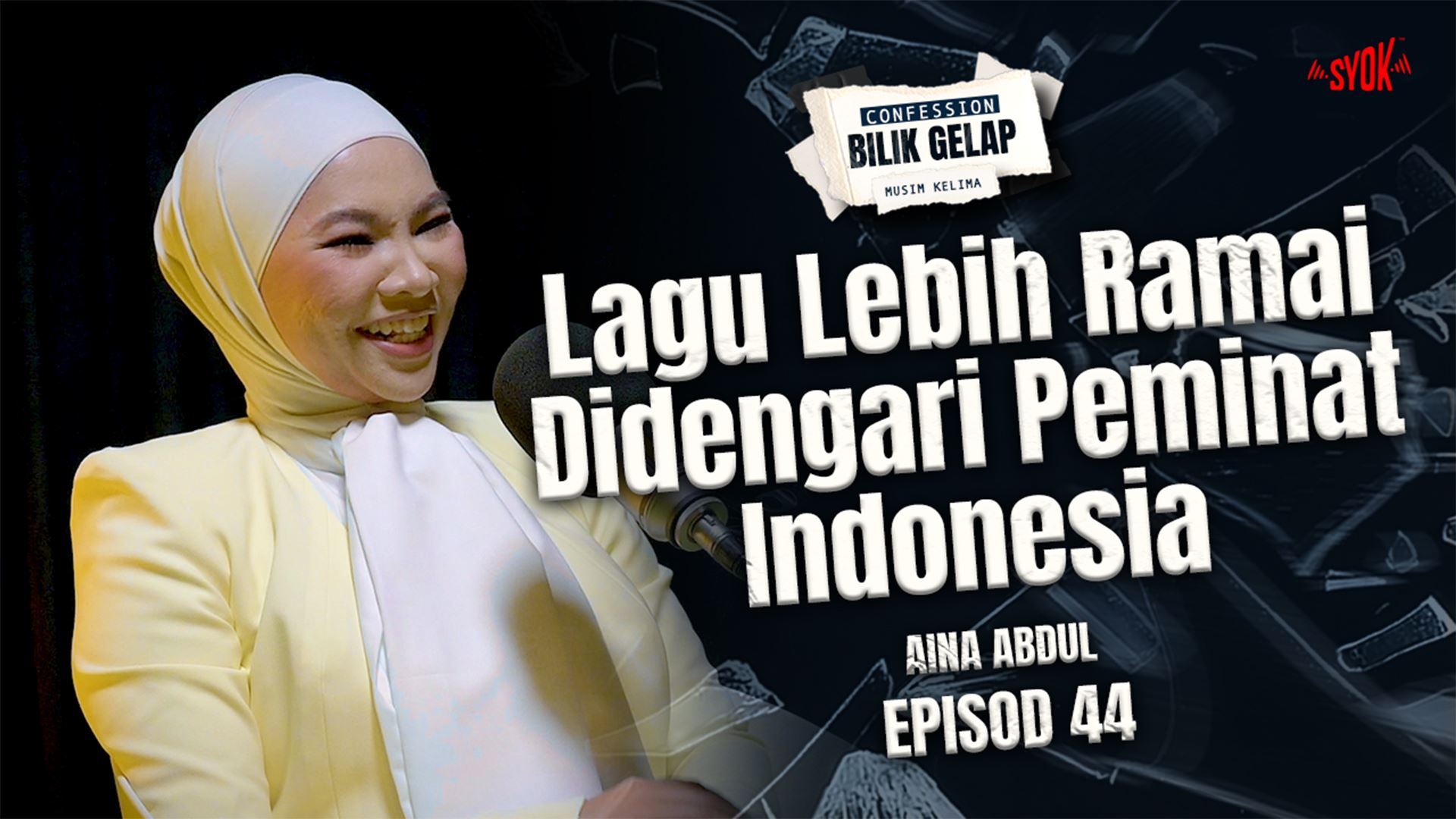 Mana Orang Malaysia Ni, Kenapa Tak Dengar Lagu Saya? – Aina Abdul | Confession Bilik Gelap S5EP45