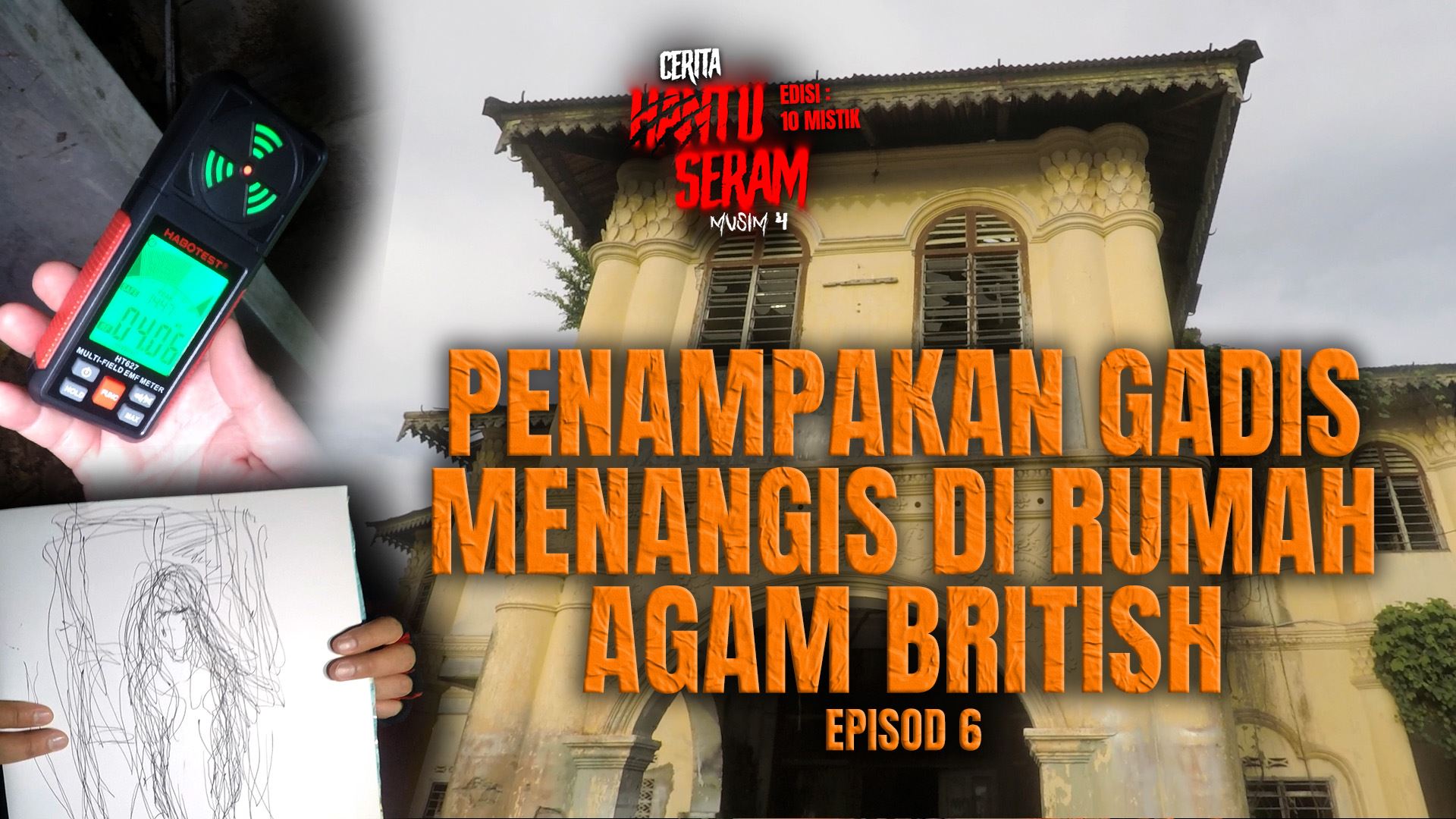Kelibat Gadis Menyeramkan, Budak Melintas Dekat Belakang | Cerita Hantu Seram Edisi 10 Mistik EP6