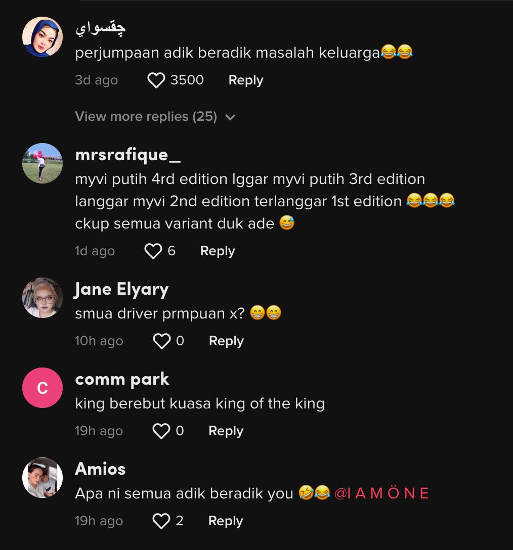 perjumpaan adik beradik - 4 myvi putih kemalangan, komen netizen buat ramai terhibur