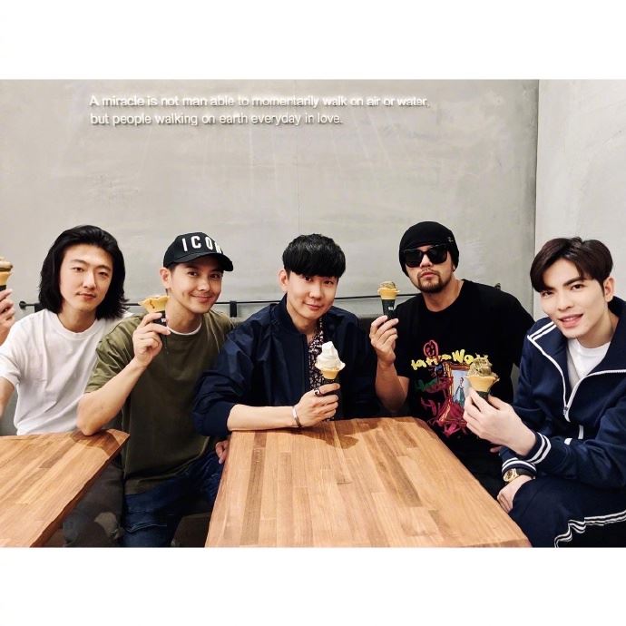 林俊杰、周杰伦、林志颖与萧敬腾聚会只为了xxx!真是奇迹般的聚会!