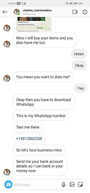 a scammer’s love story