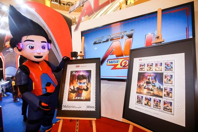 ejen ali was in a film, now he’s on stamps!