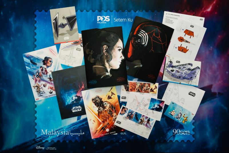 the first ever star wars stamp series in malaysia!
