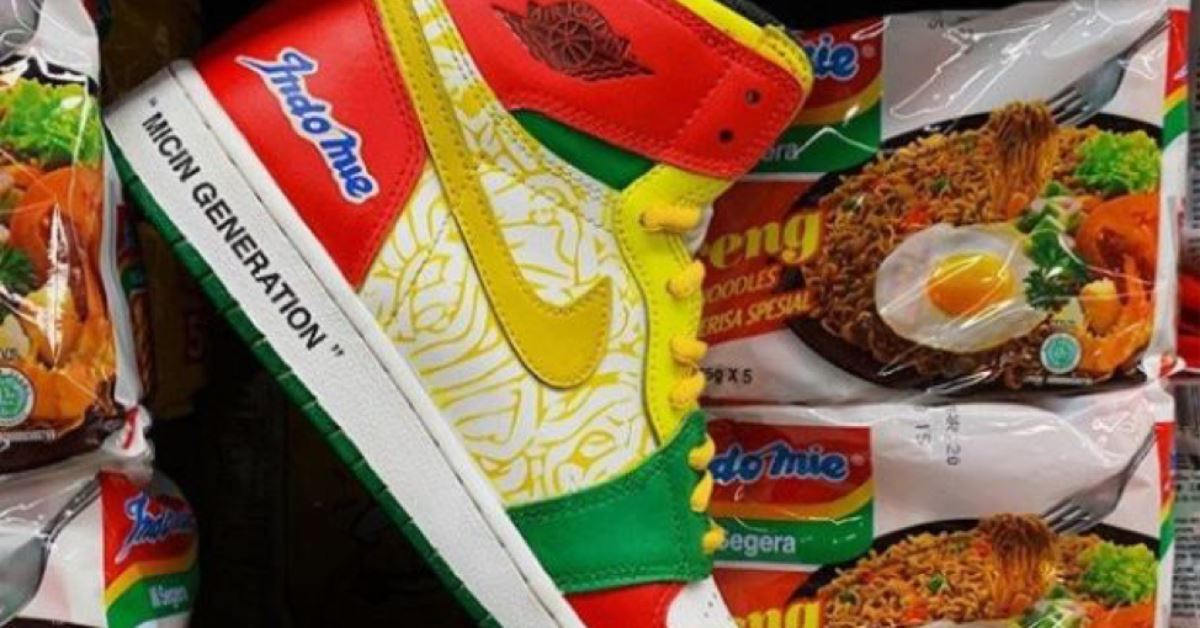 fan-made indomie x nike air jordan 1 yin yang design goes viral