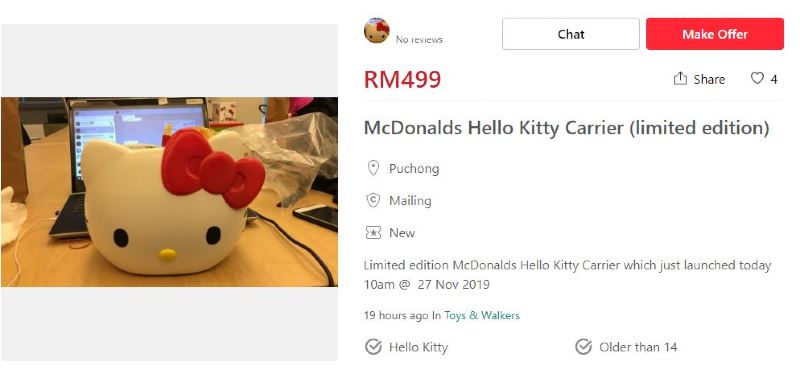 rm500 for a hello kitty carrier? worth it.
