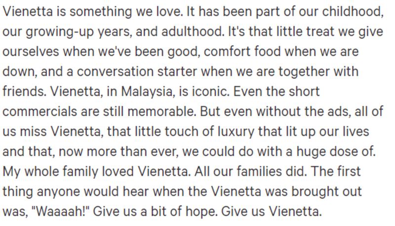 give us back our childhood! give us back our viennetta!