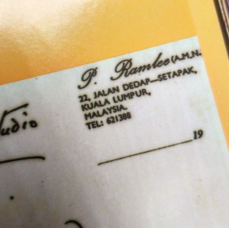 tan sri p. ramlee writes as well as he acts