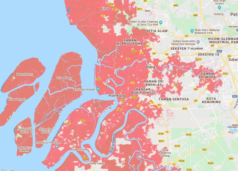 9 malaysian cities will likely go underwater by 2050