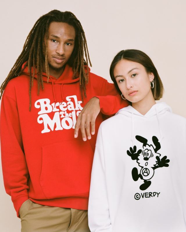 japanese streetwear designer, verdy, has a new collection at uniqlo and we