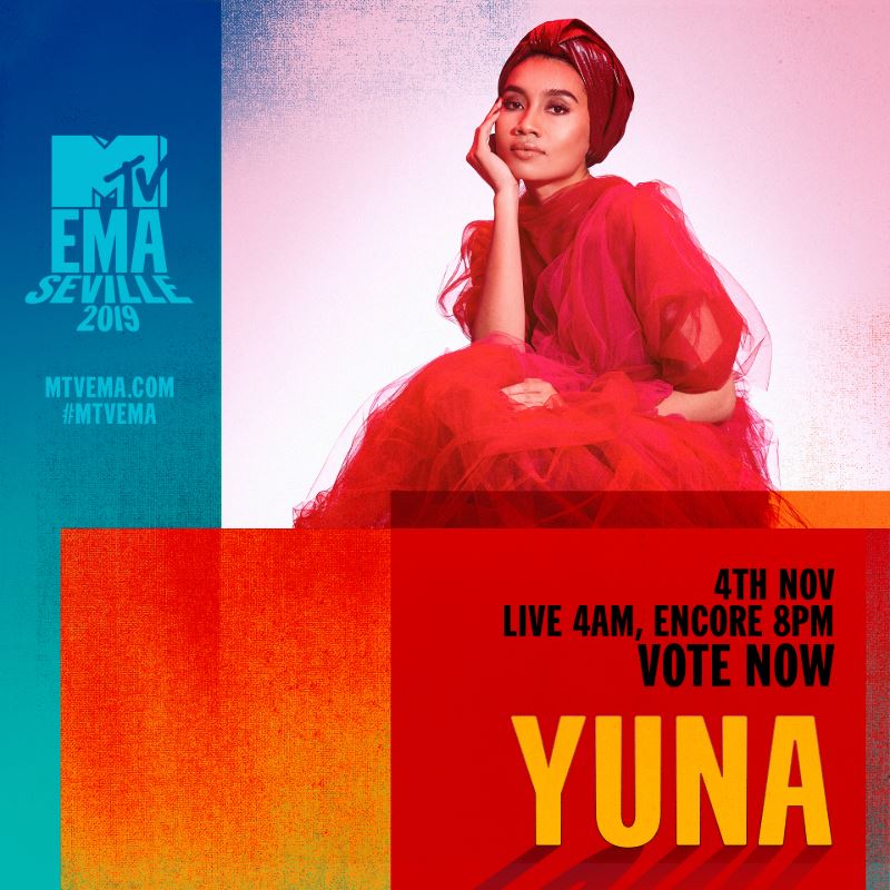 vote for our homegirl yuna at the mtv europe music awards 2019
