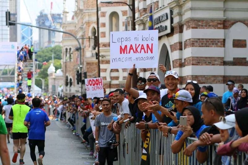 run faster! can go home makan after!