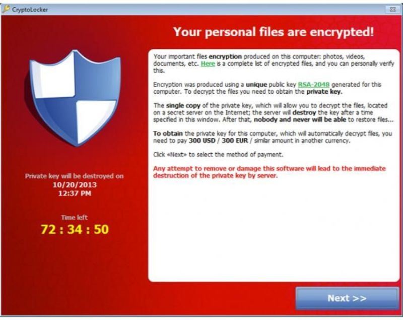 your data ran some where? it might just be ransomware