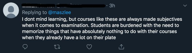 loccal university students to take two new compulsory courses 