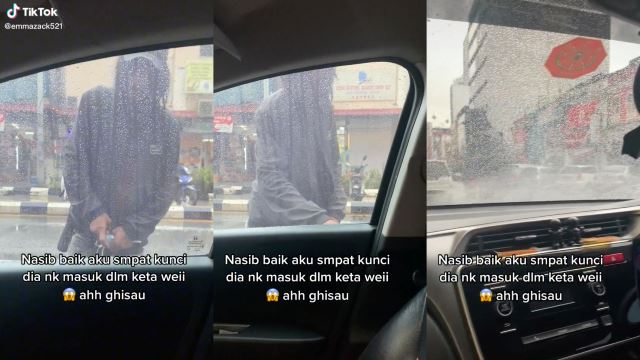 Malaysian Woman Shares How Stranger Approached Her Car & Tries To Open The Door For Over 15 Minutes!