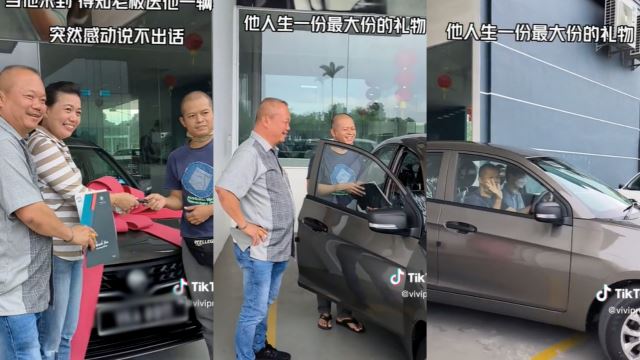 So Nice! Netizens Praise M’sian Boss For Buying Brand New Car For His Indonesian Worker