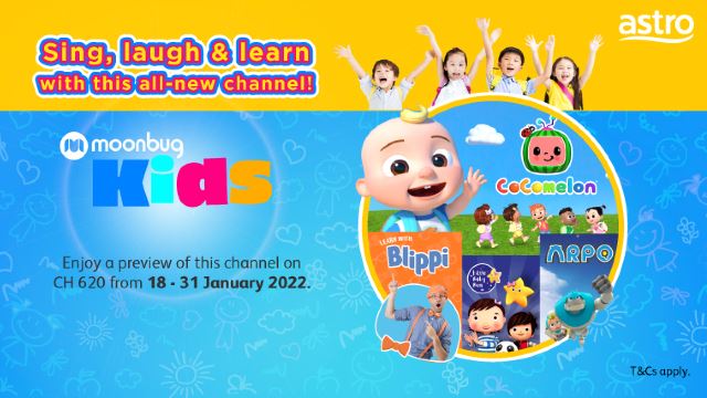 Popular Moonbug Kids Channel Debuts On Astro