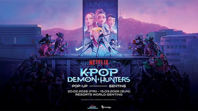 “KPop Demon Hunters” POP-UP Arrives at Genting SkyWorlds Studio Plaza This February