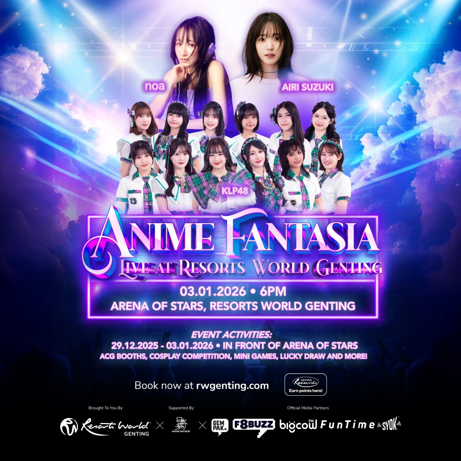 syok gives you a chance to catch anime fantasia live at rwg!