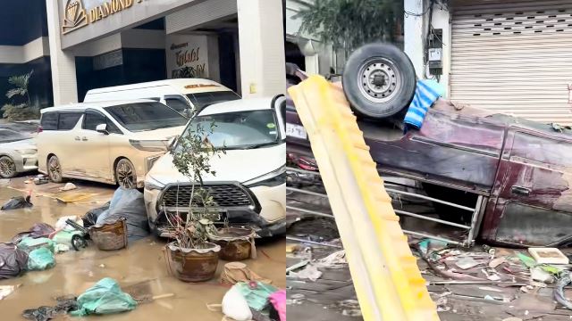 Viral Video Shows Malaysian Cars Mud-Covered and Abandoned After Hatyai Flood