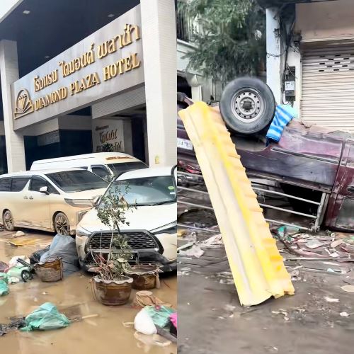 Viral Video Shows Malaysian Cars Mud-Covered and Abandoned After Hatyai Flood