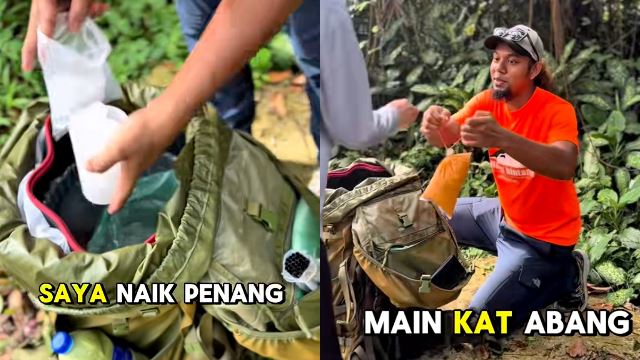 M’sian Man Hikes Up Bukit Tok Kun with Ice-Cold Drinks to Sell — Keeps Fit and Earns Money