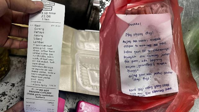 Malaysian Woman Orders “Pedas Gila” Meal to Cope with Stress, Seller’s Kind Reply Goes Viral