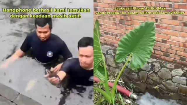 Indonesian Firefighters Drain 2-Metre Pond to Retrieve Lost iPhone