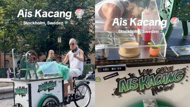 RM28 Ais Kacang Bike Stall Pops Up in Sweden, M'sians Online Amused!