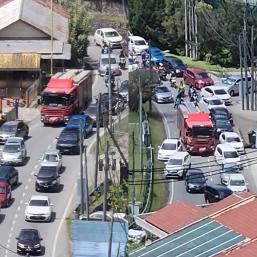 Cameron Highlands Jam Leaves Bomba Truck Stranded During Holiday Weekend, Sparks Conversation Online