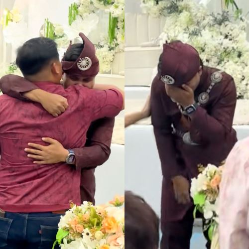Groom Overwhelmed With Emotion as Friends From Sabah Surprise Him at Wedding After 10 Years