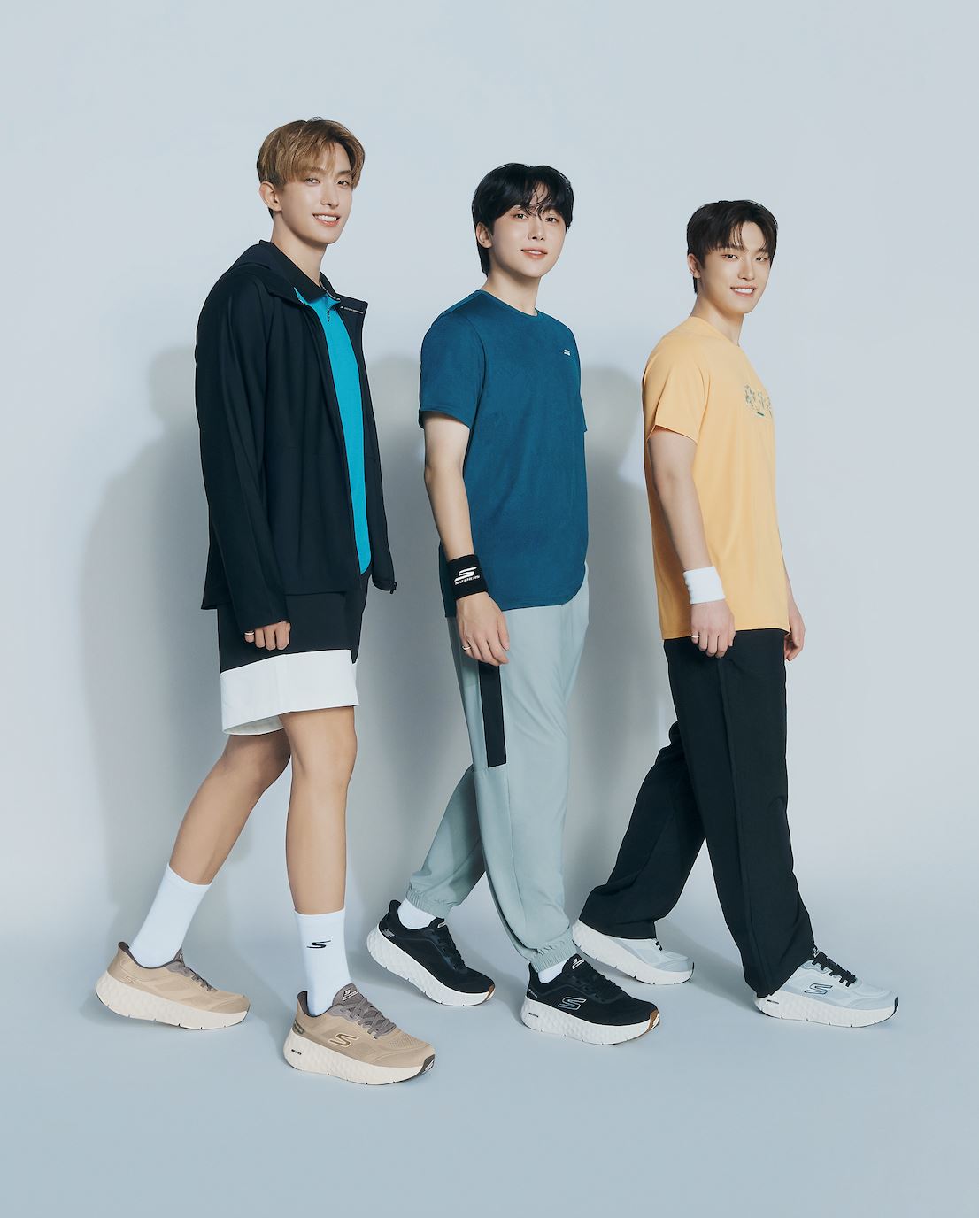 skechers signs seventeen’s dk, seungkwan, and dino as its new regional brand ambassadors