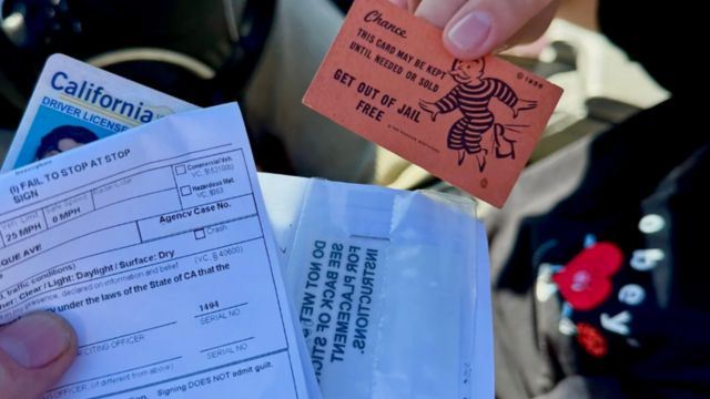 Cheeky Move Backfires! California Driver Shows Monopoly 'Get Out of Jail' Card to Avoid Traffic Ticket