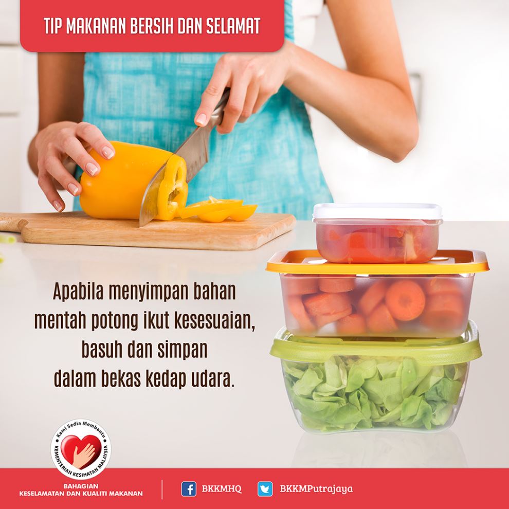 8 tips simpan makanan di dalam peti ais untuk mengelak keracunan