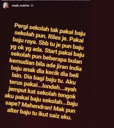 pergi sekolah bawa beg plastik sahaja. kisah inspirasi doktor ini sentuh hati netizen