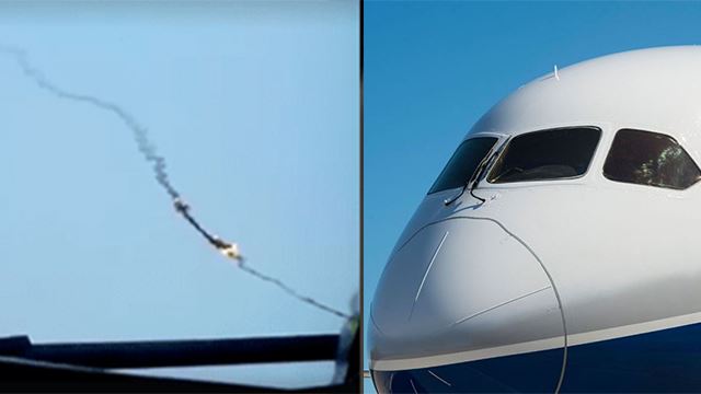   3 jam berada di udara, juruterbang ternampak retakan pada cermin kokpit kapal terbang