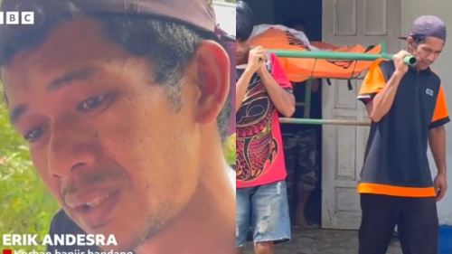 [video] banjir bandang meragut nyawa, anak temui jasad kaku ibu masih bertelekung