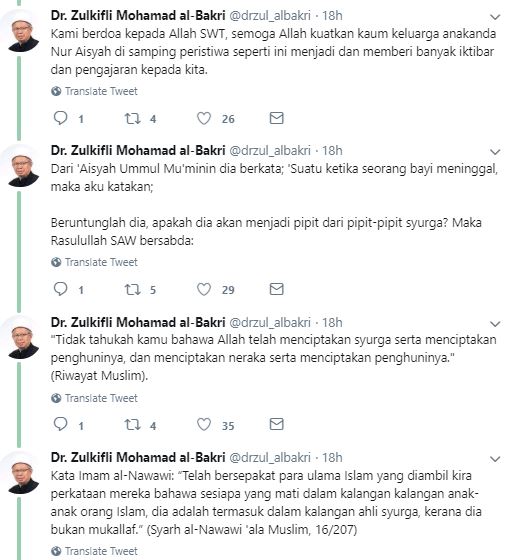 mufti wilayah persekutuan luahkan rasa kecewa akan kes kematian adik aisyah