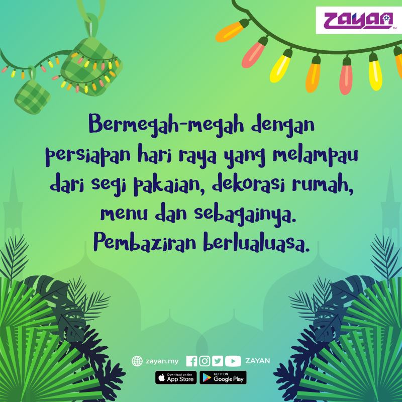 beberapa kesalahan di hari raya