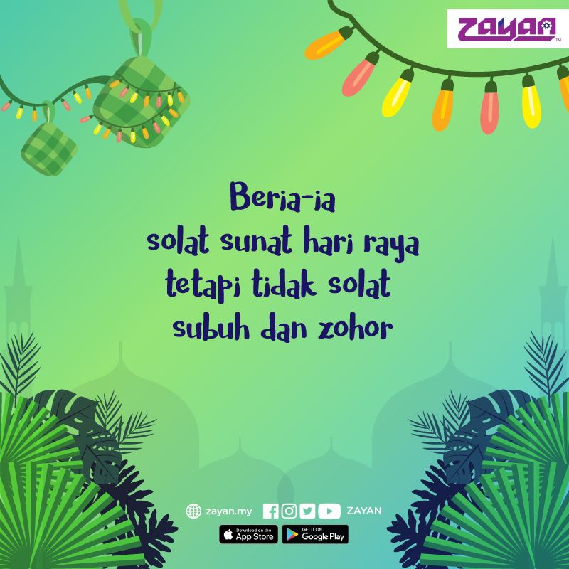 beberapa kesalahan di hari raya