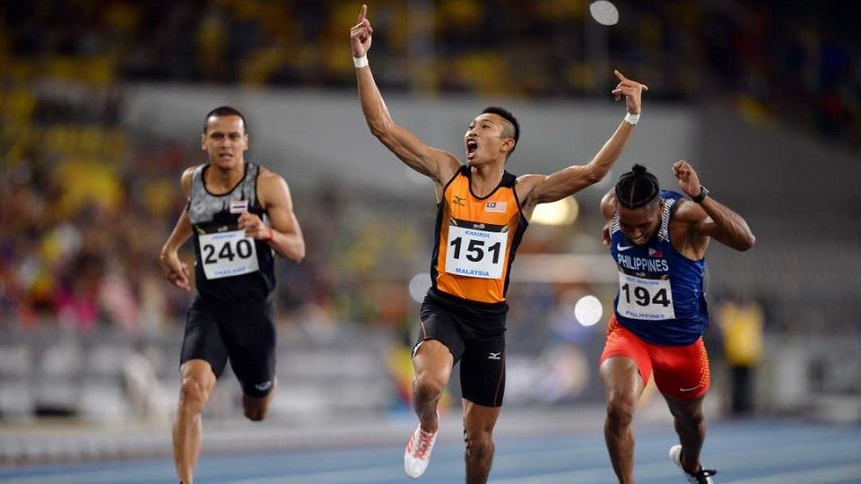 khairul hafiz jantan tidak akan beraksi bagi acara 100 meter di sukan sea filipina