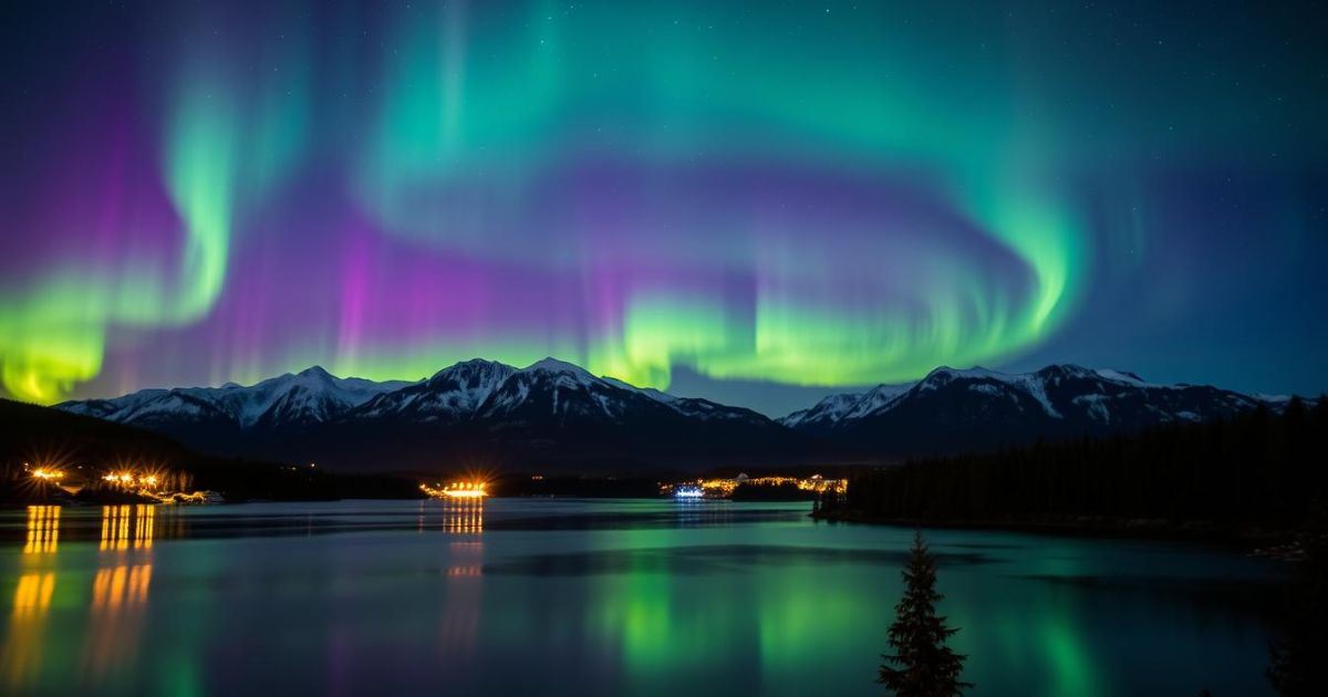 Fenomena Cahaya Utara Warnai Malam Musim Sejuk Alaska