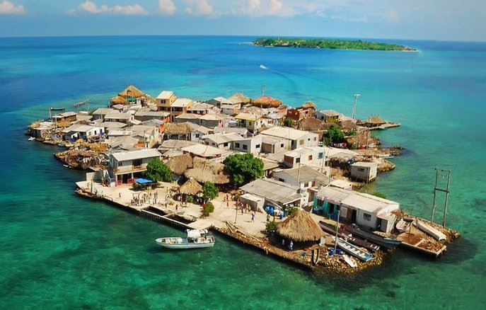 santa cruz del islote : pulau paling padat di dunia