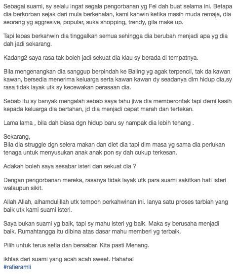 bila isteri keras kepala, suami luah apa yang dia rasa