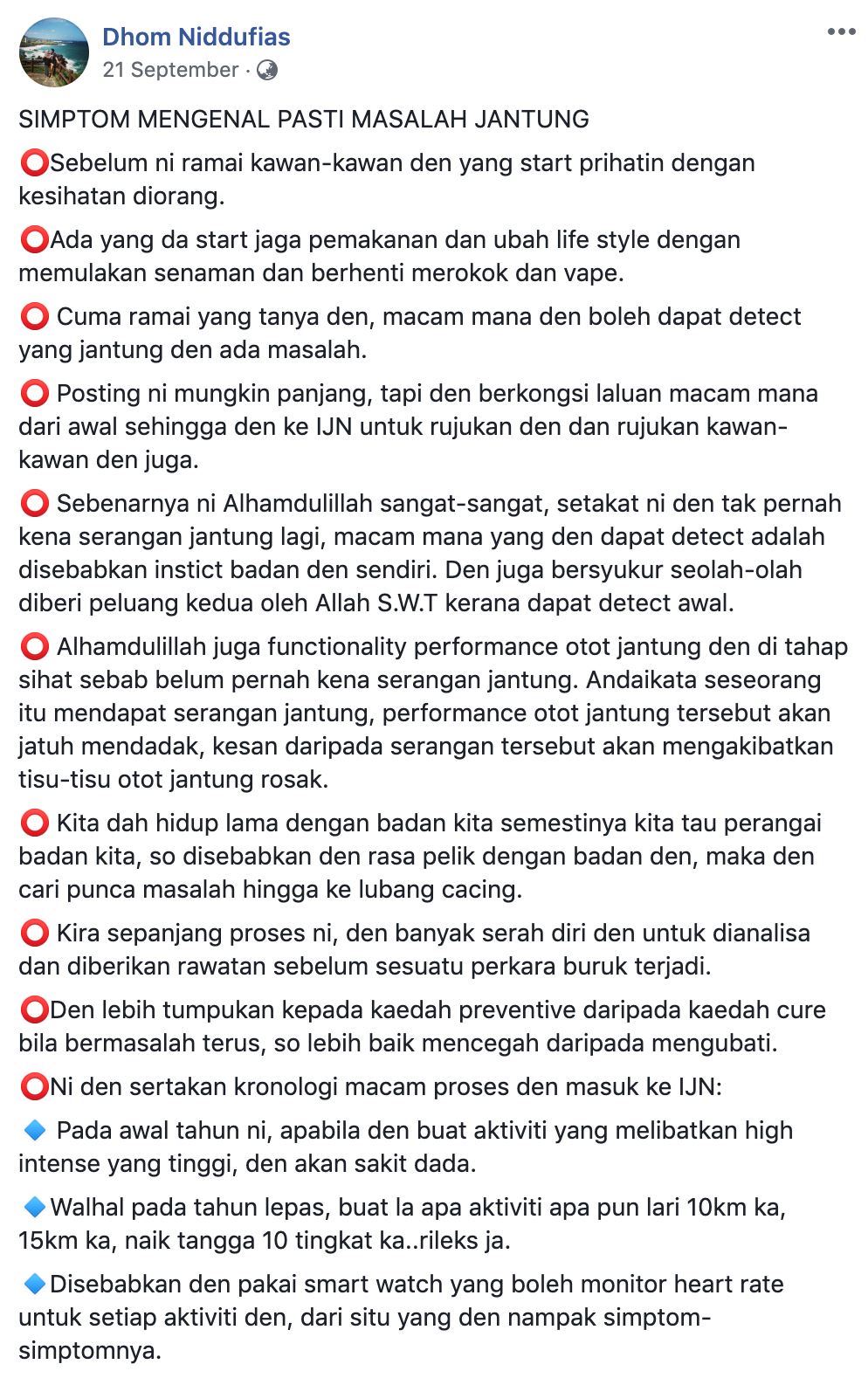 simptom mengenal pasti masalah jantung