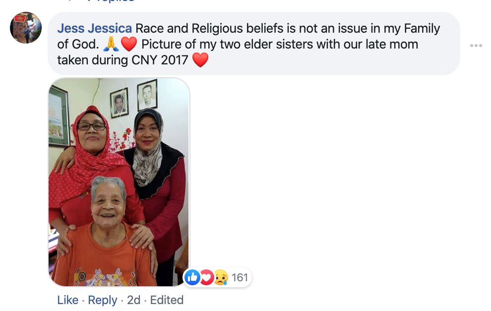 perbezaan agama bukan pemutus kasih kekeluargaan