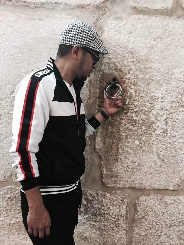 mawi jejakkan diri di masjid al-aqsa