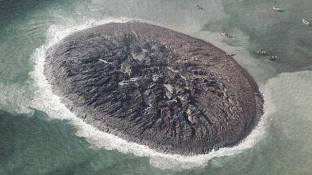 pulau terbentuk selepas gempa bumi ditelan lautan pasifik