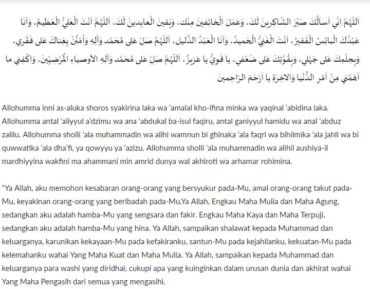 doa agar diberi kesabaran beserta maksudnya. jom amalkan!