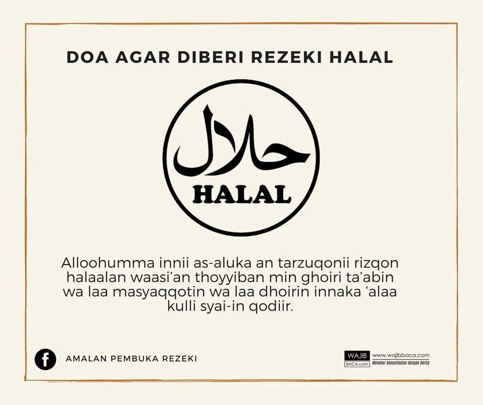 doa agar dikejar-kejar rezeki yang ramai orang belum tahu