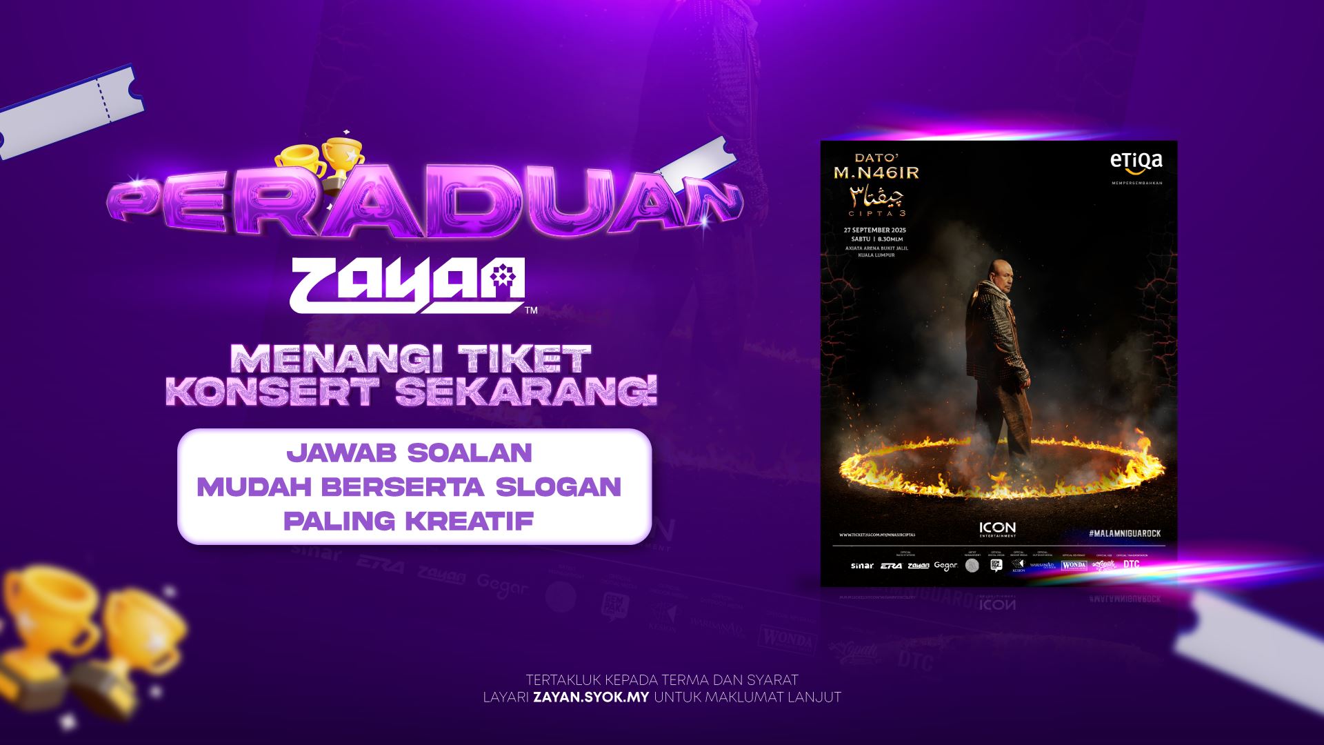 Peraduan ZAYAN | Konsert Dato’ M.N46IR CIPTA 3